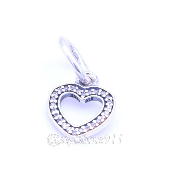 Authentic Pandora Be My Valentine Heart Pendant - 390325CZ - Picture 9 of 10